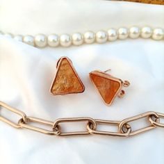 Triangle Studs

"Where edgy meets elegant. ✨ These triangle studs are a statement piece."

Golden outline with glittery Mustard Color 

"Limited time offer! 

DM for more details ✨

.
.
.
.
#MyPlumBox #jewelleryonline #earringsofinstagram #studs #minimaljewelry #fyp #trendy #ShopNow #earringoftheday #jewellerybrand