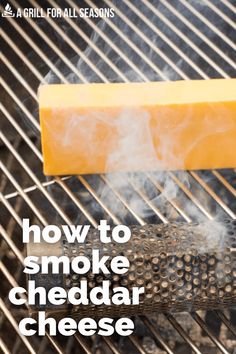 Smoked Cheddar Cheese, Chedder Cheese, Cheddar Recipes, Smoked Mozzarella, Cheddar Cheese Recipes, Smoked Cooking