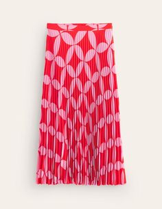 A pleated midi skirt is an essential style to add to your wardrobe. Wear with a simple tee tucked in for everyday outfits or dress up with heels for an evening out. Boden Uk, Maxi Jersey Dress, Blouse Pants, Simple Tees, Satin Maxi Dress, Midi Shirt Dress, Pleated Midi Skirt, Printed Midi Dress, Mini Boden