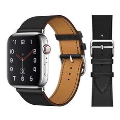 The Leather Band A custom, modern, and genuine leather band that's got a super simple buckle to secure your Apple Watch to your wrist! Our bands are made from premium luxury leather to ensure the highest quality feel and look to your apple watch. Compatible Apple Watch Model: Series 1,2,3,4,5Sizes: 38-40mm Smaller Band Length 38-40mm Larger Band Length 42-44mm Smaller Band Length 42-44mm Larger Band Length Compatible Brand: Apple Watch Apple Watch Leather Strap, Apple Watch Leather, Genuine Leather Bracelet, Apple Watch Accessories, Apple Watch Bands Leather, Apple Watch Models, Leather Watch Strap, Leather Watch Bands, Apple Watch Strap