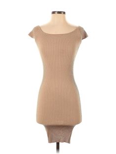 Forever 21 Casual Dress Size: Small Tan Dresses - used. 80% Rayon, 20% Nylon, Sheath, Scoop Neck, Solid, Short, Short Sleeve | Forever 21 Casual Dress - Sheath: Tan Solid Dresses - Used - Size Small Forever 21 Mini Length Bodycon Dress, Forever 21 Mini Bodycon Dress, Spring Stretch Mini Dress By Forever 21, Forever 21 Bodycon Mini Dress, Forever 21 Stretch Mini Dress For Spring, Forever 21 Stretch Casual Bodycon Dress, Forever 21 Casual Stretch Bodycon Dress, Spring Forever 21 Bodycon Dress, Spring Stretch Bodycon Dress By Forever 21