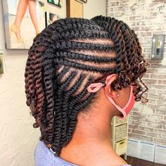 Flat Twists Hairstyles, Women Protective Hairstyles, Black Women Protective Hairstyles, Loc Twists, Natural Hair Flat Twist, Twists Hairstyles, Flat Twists, Hair Puff