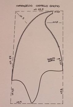 a drawing of a curved curve is shown in black and white, as well as the measurements