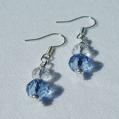 SilverPlated Blue Rondelle Crystal Dangle Earrings by JenuinelyYou, $7.00 https://www.etsy.com/listing/175005700/silver-plated-blue-rondelle-crystal?ref=shop_home_active_23 Blue Crystal Pierced Earrings, Blue Drop Crystal Earrings, Blue Crystal Drop Earrings, Nickel Free Blue Crystal Earrings, Nickel-free Blue Crystal Earrings, Blue Hypoallergenic Crystal Drop Earrings, Something Blue For Bride, Bride Wedding Jewelry, Wedding Bride Jewelry