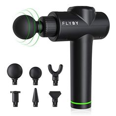 USA Designed - Flyby F1Pro - Powerful Handheld Quiet Percussion Massager - Back Muscle Sore. Back Muscle, Muscle Roller, Percussion Massager, Cool Tech Gifts, Massage Equipment, Muscle Soreness, Professional Massage, Back Massager, Therapeutic Massage