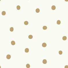 a white background with brown polka dots