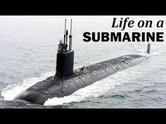 a submarine floating on top of the ocean