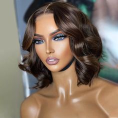 Product Details Brand Name Geeta Hair Hair Material 100% Human Hair From One Donor Hair Texture Body Wave Bob Wigs → Hair Color Brown Highlight Wig Density 150% 180% Density Hair Length 12-16Inch Lasting For 1 More Year Lace Size 13x4 Lace Front /4x4/5x5 Lace Closure Avalaible Lace Type HD Transparent Swiss Lace wig（🔥 Shop HD Lace wigs →） Hairline Lightly Pre-plucked Natural Hairline Wig Size Average Size (Head Circumference 21.5-22.5 Inch) ATTENTION:If you need a smaller or bigger cap, please Brown Hair Bob, Colorful Highlights In Brown Hair, Body Wave Bob, Brown Bob Hair, Highlight Bob, Bob With Highlights, Hair Care Oil, Hair Tape, Human Hair Color