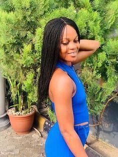 Braided wig.micro Twist Wig. 18inches Long. Color Black Wig For Black Women | eBay Real Wigs, Micro Twists, Twist Curls, Wig For Black Women, Box Braid Wig, Braided Wigs, Micro Braids, Short Curly Wigs, Short Braids