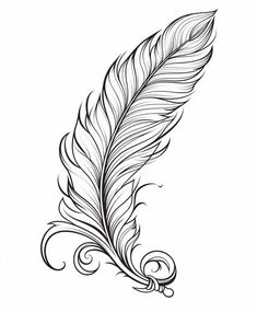 Feather Clipart in Imressive Style Artwork: 4K Vector & SVG Feathers Reference, Feather Clip Art, Feather Clipart, Feather Svg, Feather Stencil, Animal Stencil Art, Feather Artwork, Feather Drawing, Arm Tats