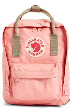 Scandinavian design has long been known for offering practical, functional pieces that are beautiful to behold but are meant to be used. Originally designed in the '70s for Swedish school children, a now-iconic backpack is crafted from durable, water-resistant Vinylon F fabric and features a stylish, contemporary silhouette. Style Name:Fjällräven Mini Kånken Water Resistant Backpack. Style Number: 822825. Fjallraven Mini, Fjallraven Rucksack, Fall Backpack, Backpack Fjallraven, Rucksack Bags, Kanken Mini, Knapsack Bag, Water Resistant Backpack, Square Backpack