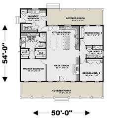 the floor plan for a two story house with an attached garage and living room area