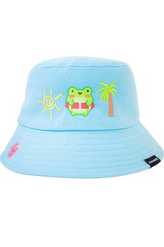 Vibe in the summer with Albert! ♡ perfect bucket hat for every day! *MADE-TO-ORDER ITEM* Original Artwork designed, digitized, and embroidered by Momokakkoii Features: Home Embroidered in the UK Colours: Sky Blue, Purple Material:  100% Cotton  Embroidered using premium German threads Size: Adult One Size (56cm-59cm) Care: Machine wash cold, do not use dryer.  All items will be checked and well packed before shipping. Orders will be dispatched within 1-5 working days after the payment is finished. Any questions please message us ♡ Cute Cheap Blue Bucket Hat, Cute Outdoor Bucket Hat With Wide Brim, Cute Wide Brim Bucket Hat For Outdoor, Playful Cotton Bucket Hat With Short Brim, Playful Blue Bucket Hat For Vacation, Playful Bucket Hat For Beach, Cute Blue Bucket Hat, Playful Bucket Cap For The Beach, Playful Beach Bucket Hat