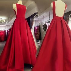 Red Satin Prom Dress, Satin Prom Dress Long, Simple Prom Dress Long, Satin Prom Dresses, Robes Glamour, Long Formal Gowns, Red Evening Dress, Satin Prom Dress, Evening Formal