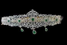 About the Jewellery Flaunt your waist with this peacock motif bridal waist belt Crafted by Highly Experience workman's Studded with brilliant round cut diamonds, emeralds Cz droplets hanging at regular intervals give the oddiyanam a delicate appearance Details & Specifications Metal-Brass, silver Finish-Diamond Polish-24 ct gold plated Stones-American Diamonds Beeds-Cz Hangings Size-Adult For-Woman Occasion-Birthday, party, wedding, Reception,angejment Diamond Vaddanam, Peacock Motif, Tea Wedding Favors, Real Gold Jewelry, Hip Belt, Belt Jewelry, Pakistani Bridal Dresses, Silver Coat, Belly Chain