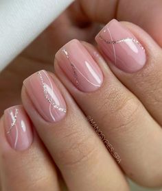 Plain Nails, Manicure Nail Designs, Formal Nails, Subtle Nails, Beige Nails, Minimal Nails, Casual Nails, Gem Nails