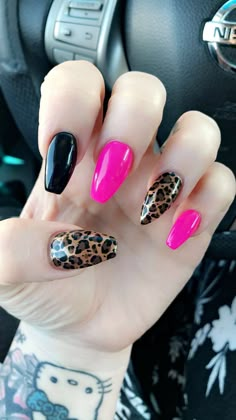 Fur Nails, Casket Nails, Flare Nails, Sassy Nails, Diva Nails, Leopard Nails, Glamorous Nails, Simple Nail Art Designs