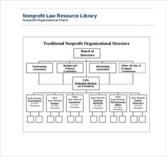 the organizational structure for an organization that includes several different types of information, and is shown in