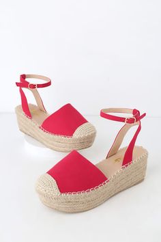 Shoes for Women at Great Prices | Shop Women's Shoes at Lulus Casual Ankle-high Platform Heels, Red Ankle-high Heels For Summer, Trendy Ankle-high Beach Heels, Trendy Ankle-high Heels For Beach, Chic Ankle-high Sandals For Spring, Casual Ankle Strap Heels With Reinforced Heel, Casual Heels With Ankle Strap And Reinforced Heel, Chic Platform Heels For Day Out, Ankle Strap Heels For Day Out