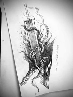 Manga Tattoo Anime, Berserker Tattoo, Berserk Tattoo, Anime Sleeve, Dark Souls Tattoo, Eclipse Tattoo, Owl Tattoo Drawings, Gothic Tattoos, Tattoo Dark