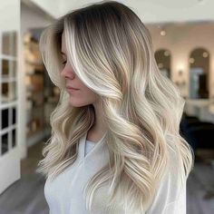 25 Dark Blonde Hair Color Ideas Trending in 2024 Shadow Root Blonde With Money Piece, Shadow Root Blonde, Cool Blonde Hair Colour, Dark Blonde Hair Color, Dark Roots Blonde Hair, Blonde With Dark Roots