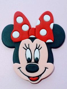 a close up of a mickey mouse face