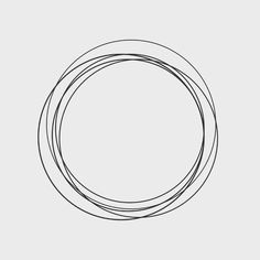 a black and white drawing of a circle with thin lines on the inside of it