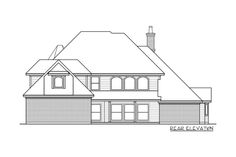 this is the front elevation of these house plans