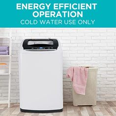 Brand: BLACK+DECKERColor: WhiteFeatures: 5 CYCLE SELECTION—Wash your laundry with this superior BLACK+DECKER best portable washer. Our portable clothes washer (17.3” x 17.7” x 31.1”) has 5 cycle selections—Heavy, Gentle, Normal, Rapid, and Soak. Even suitable for baby clothes, diapers, and lingerie. IMPRESSIVE FUNCTIONALITY—With your new washer machine (48.4 lbs.) you have 3 water level choices for small, medium, and large loads with cold water temperature settings. You can select Delay Start up Portable Clothes Washer, Small Washing Machine, Vanity Bedroom, Fireplace Lighting, Portable Washer, Steel Tub, Portable Washing Machine, Washer Machine, Front Load Washer