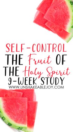 The Fruit of The Holy Spirit: Self-Control – 9 Week Study | Unshakeable Joy Bible Study On Fruits Of The Spirit, Fruit If The Spirit, Self Control Fruit Of The Spirit Lesson, Fruit Of The Spirit Joy Lesson, Fruits Of The Holy Spirit, Women Things, Woord Van God, Children Ministry, Prayer Bible