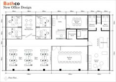 the floor plan for a new office