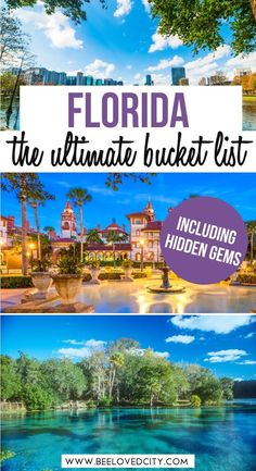 florida the ultimate bucket list including hidden gems