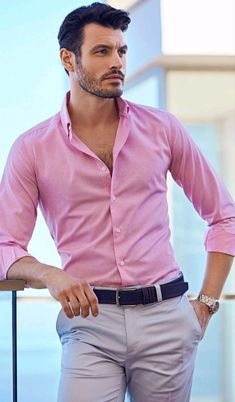 Grey Pant, Hotel Manager, Belt Outfit, Classy Lifestyle, Most Stylish Men, Shirt Outfit Men, Formal Men, Herren Style