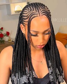 beautiful hairstyle you must do in this summer Tender Headed Hairstyles, Ashanti Braids, Latest Hair Braids, Cornrows Natural Hair, Short Box Braids Hairstyles, Braided Hairstyles For Black Women Cornrows