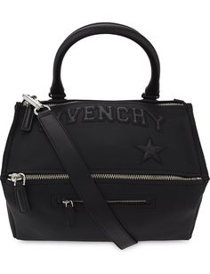 GIVENCHY MEDIUM PANDORA BLACK TOTE LOGO PATCH MESSENGER BAG  BB05250386-001  #GIVENCHYPANDORA #TotesShoppers Pandora Black, Chic Handbags, Black Tote, Teen Girls, Grunge Fashion, Beautiful Bags, Women's Bags