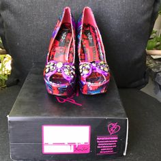 Iron Fist Havana Breeze Wedge 6 Bnib Never Worn Too Small For Me, My Loss Is Your Gain. Iron Fist Shoes, Leopard Wedges, Shoe Ideas, Iron Fist, Leather Wedges, Womens Shoes Wedges, Custom Shoes, Platform Wedges, Platform Heels