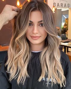 10 Ombré-Balayage Haircut Ideas for Women with Long Hair 11 Beleyage Hair Brunette With Blonde, Balayage Hair Brunette With Blonde Ombre, Ombre Balayage Brunette, Brown Balayage Hair Blonde, Blonde Balayage On Medium Brown Hair, Ashy Blonde Balayage With Money Piece, 2024 Haircuts For Women Long, Spring Hair Color 2023, Beliage Hair Brown To Blonde