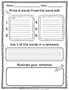 the spanish language worksheet for children to practice reading and writing their own words