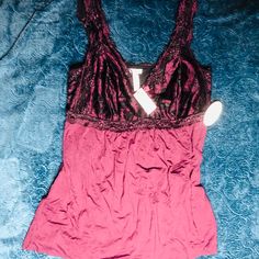 Soma Intimates Purple & Black Lace Nightie: Large Measurements Are 27.5” In Width From Shoulder To The Bottom Hemline, 18” In Width At The Underarm, 16” In Width At The Waist And 16” From The Waist To The Bottom. Fitted Purple Sleepwear With Built-in Bra, Purple Sleepwear With Built-in Bra For Night, Fitted Purple Sleep Top, Fitted Purple Camisole Sleepwear, Purple V-neck Camisole For Loungewear, Purple Camisole Sleepwear For Bedtime, Purple Camisole Sleepwear For Loungewear, Purple Camisole Sleepwear For Night, Purple Camisole Sleepwear