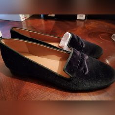 Nib Neely And Chloe Shoes Classic Round Toe Party Flats, Classic Party Flats With Round Toe, Casual Round Toe Loafers For Evening, Academia Shoes, Chunky Loafer, Leopard Print Loafers, Navy Blue Flats, Tory Burch Ballet Flats, Brown Leather Flats