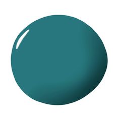 a blue green color is shown in the shape of a round, on a white background