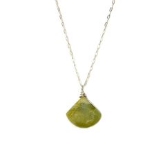 SERPENTINE STONE LIME GREEN NECKLACE:This delicate, green stone triangle necklace is the epitome of understated beauty. It is handmade in my art jewelry studio on the beautiful island of Martha's Vineyard. The dainty pendant necklace is comprised of a genuine green Serpentine stone that hails from the Machu Picchu region of Peru. Please note that every Serpentine stone will vary some in green color and striped striations, making each triangle pendant beautifully unique. Choose either Sterling Si Minimalist Green Gemstone Necklace, Minimalist Green Emerald Gemstone Necklace, Minimalist Green Necklace For May Birthstone, Green Pendant Necklace For Everyday Wear, Green Minimalist Pendant Necklace, Everyday Green Pendant Necklace, Minimalist Green Pendant Necklace, Minimalist Green Necklaces With Natural Stones, Everyday Green Emerald Pendant Necklace