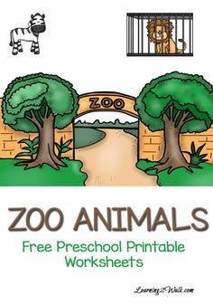 zoo animals free preschool printable worksheets for kids to learn about the zoo