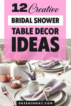 Transform your event with stunning bridal shower table decorations. Find bridal shower inspo that blends elegance and creativity. Explore bridal shower ideas that include charming centerpieces and chic table settings. Perfect your celebration with decorations that make every detail unforgettable.