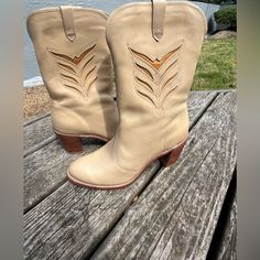 Vintage Women’s Dingo Cowboy Boots Appear To Never Have Been Worn. Like New . Size 8.5 Check Out My Depop Shop @Maeflower76 And Instagram Page @Maeflowersboutique For More Boots *Note* I Will Not Respond To Lowball Offers. Please Consider The Fact That Poshmark Takes 20 Percent Of The Sale. Shoes Vintage, Vintage Women, Instagram Page, Vintage Shoes, Shoes Heels Boots, Cowboy Boots, Shoes Women Heels, Heeled Boots, Vintage Ladies