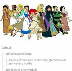 disney princesses are dancing together with the caption that says,'i do not know