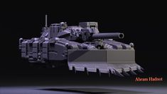 an image of a tank that is made out of legos and has been designed to look like it's from the movie star wars