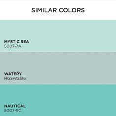 the shades of blue, green and gray are featured in this color scheme for similar colors