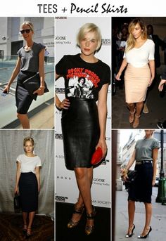 Heart Fashion, Pencil Skirts, Maxi Skirts, Inspiration Mode, Fashion Mode, Looks Style, Mode Inspiration, Rock Style, Outfits Casuales