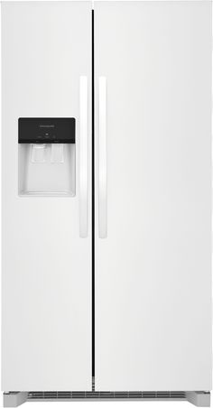 a white refrigerator freezer sitting inside of a kitchen